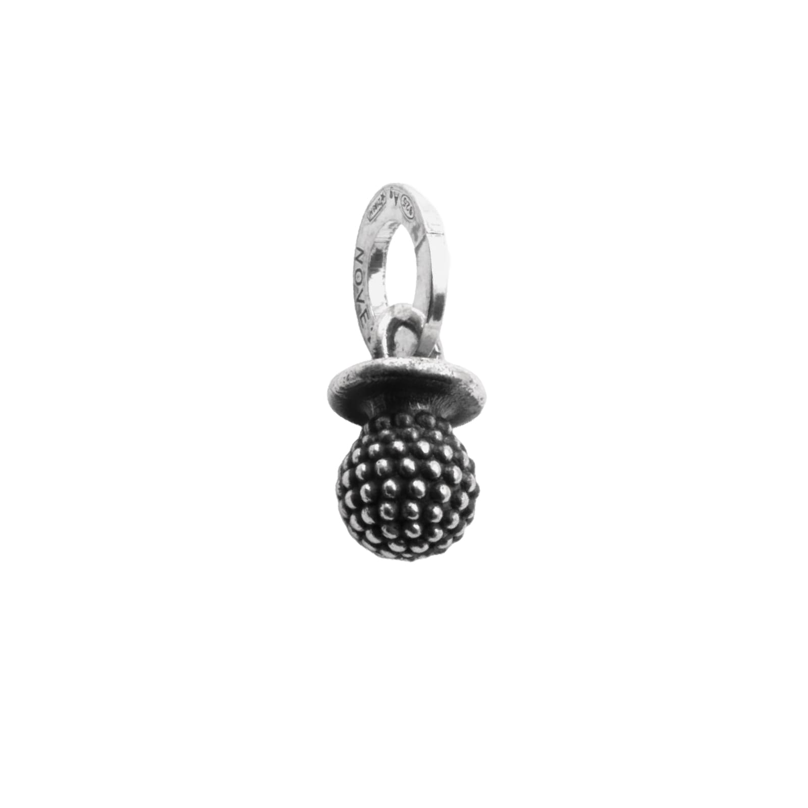 Charm pendente Nove25 Puntinati Mini in argento ciuccio