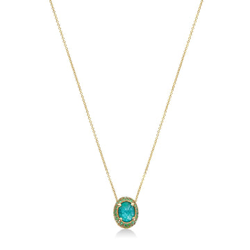 Collana Nanis Reverse in oro giallo e pietre colorate MISURA UNICA