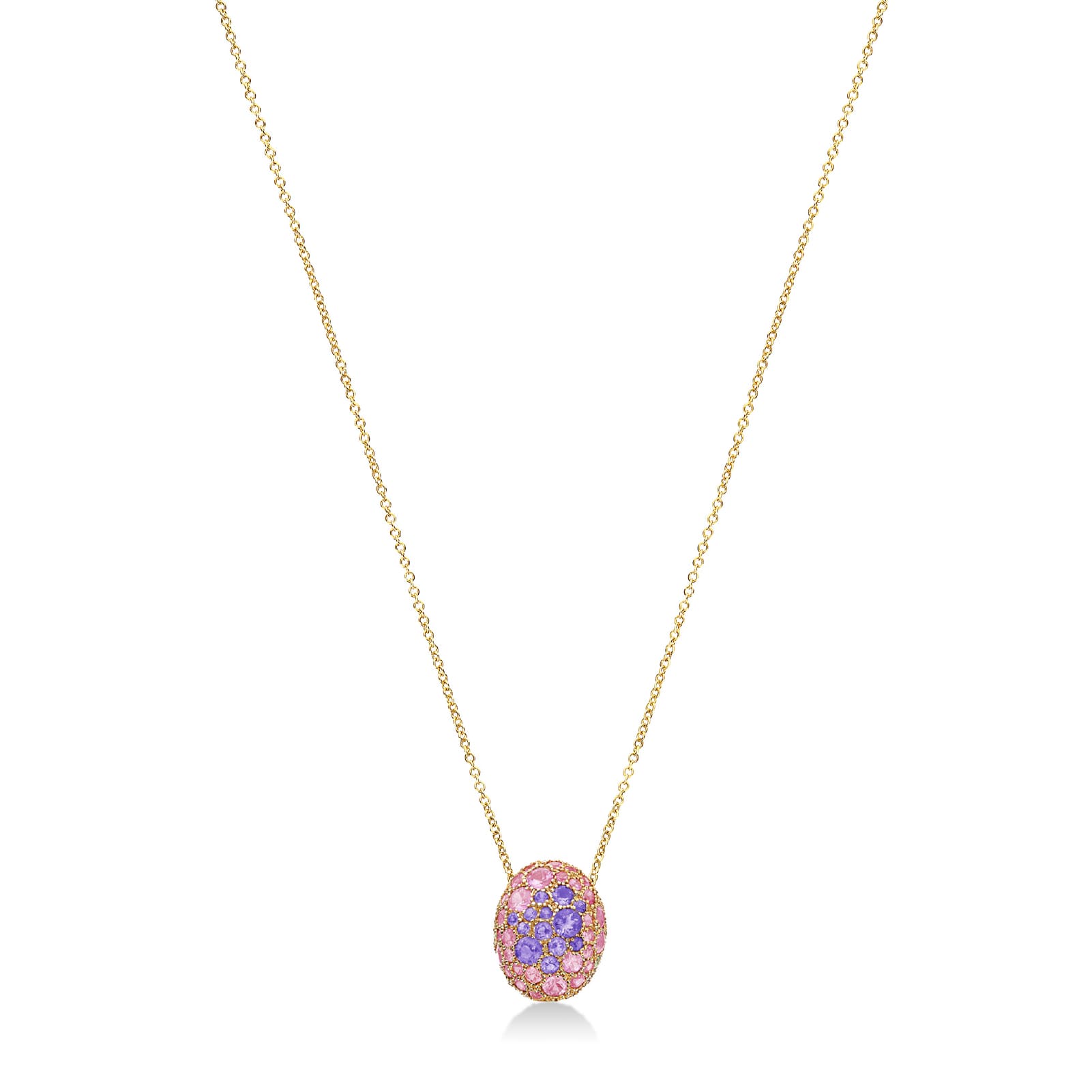 Collana Nanis Reverse in oro giallo e pietre colorate MISURA UNICA