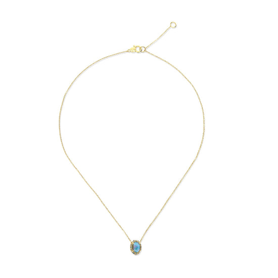 Collana Nanis Dancing Reverse oro 18K con diamanti e pietre MISURA UNICA