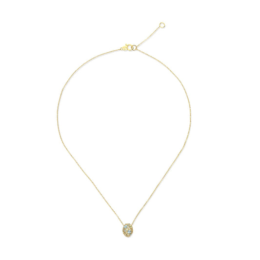 Collana Nanis Dancing Reverse oro 18K con diamanti e pietre MISURA UNICA