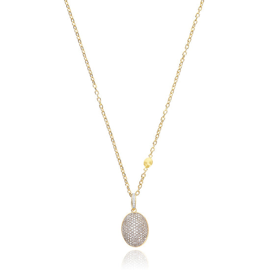 Charm Nanis in oro giallo 18kt con pavé di diamanti MISURA UNICA