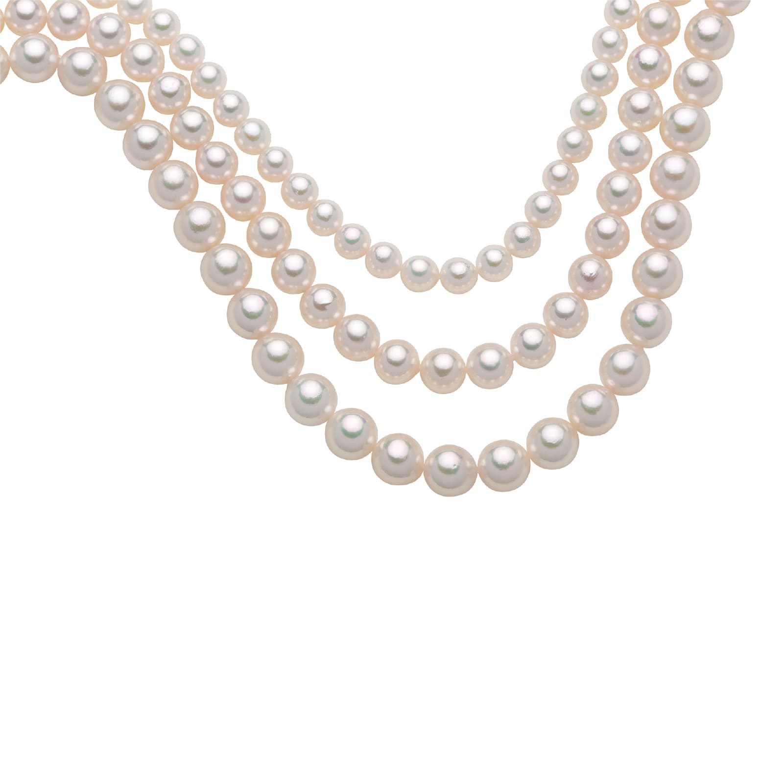 Bracciale di perle Nimei Fili di Perle Akoya 5,5-6 da donna