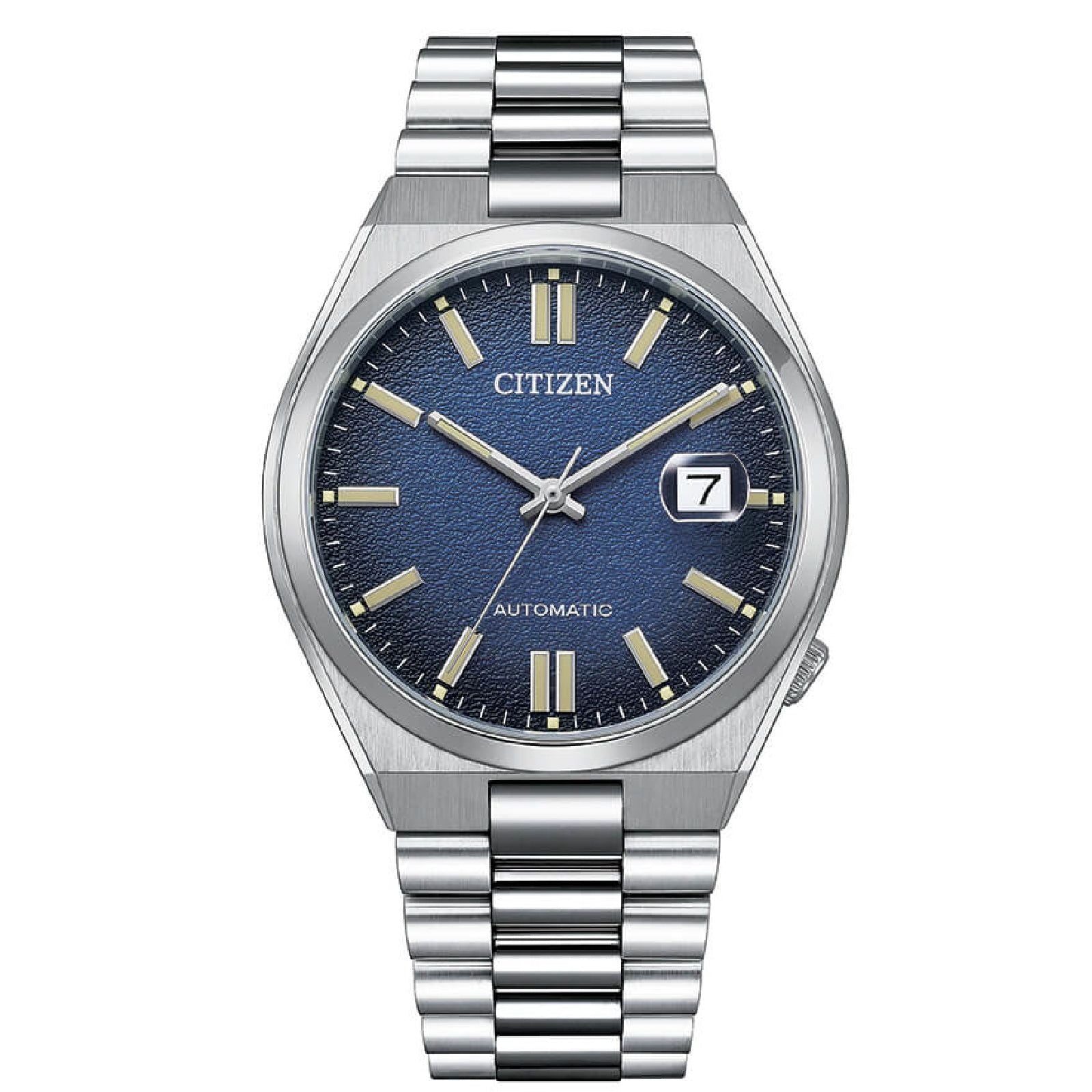 Orologio uomo Citizen Tsuyosa acciaio quadrante blu 40mm NJ0151-88L-1