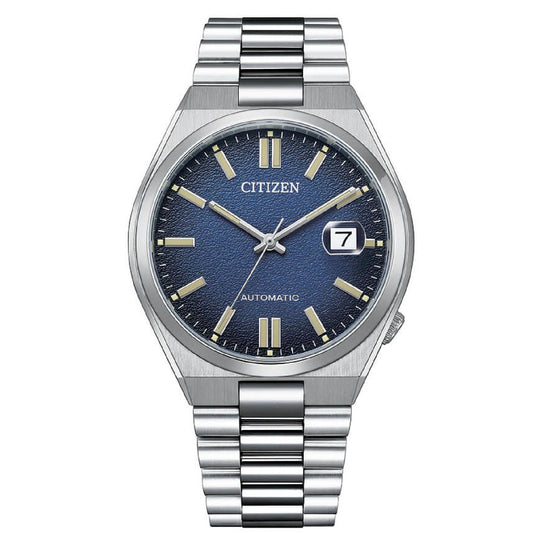 Orologio uomo Citizen Tsuyosa acciaio quadrante blu 40mm NJ0151-88L-1