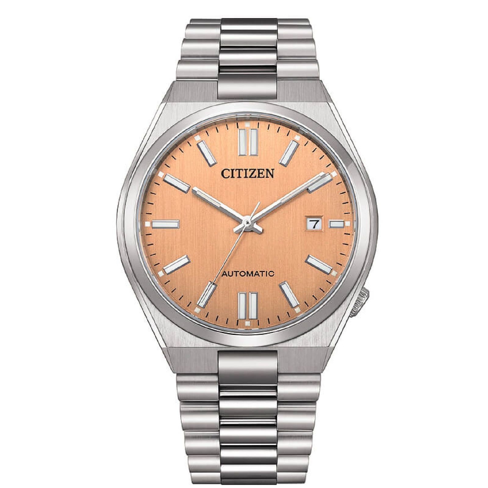 Orologio uomo Citizen Tsuyosa acciaio quadrante salmon 40mm NJ0159-86Z-1
