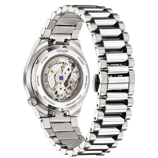 Orologio uomo Citizen Tsuyosa acciaio quadrante giallo 40mm NK5010-51X-2