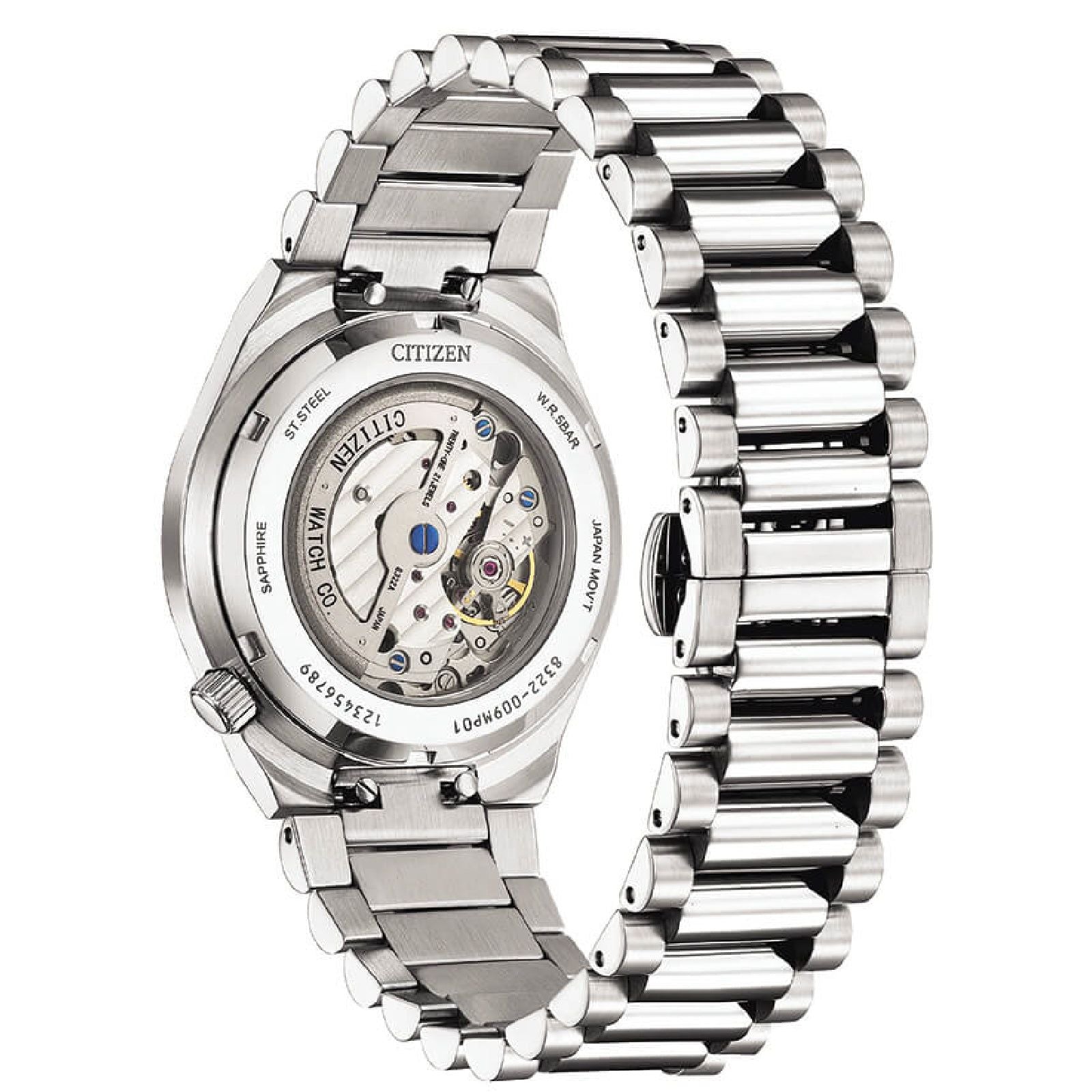 Orologio uomo Citizen Tsuyosa acciaio quadrante giallo 40mm NK5010-51X-2