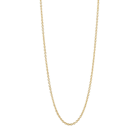 Collana Nove25 catena forzatina 040 in argento placcata oro MISURA UNICA