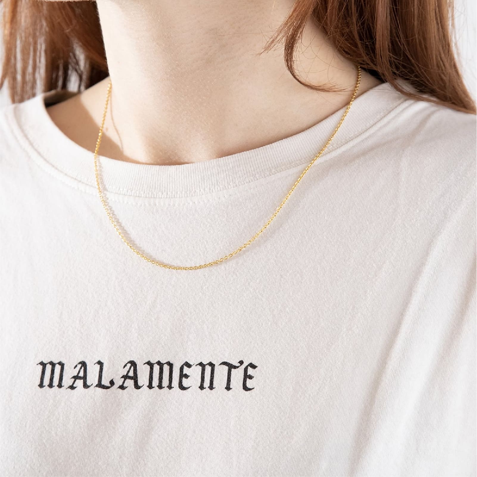 Collana Nove25 catena forzatina 040 in argento placcata oro MISURA UNICA