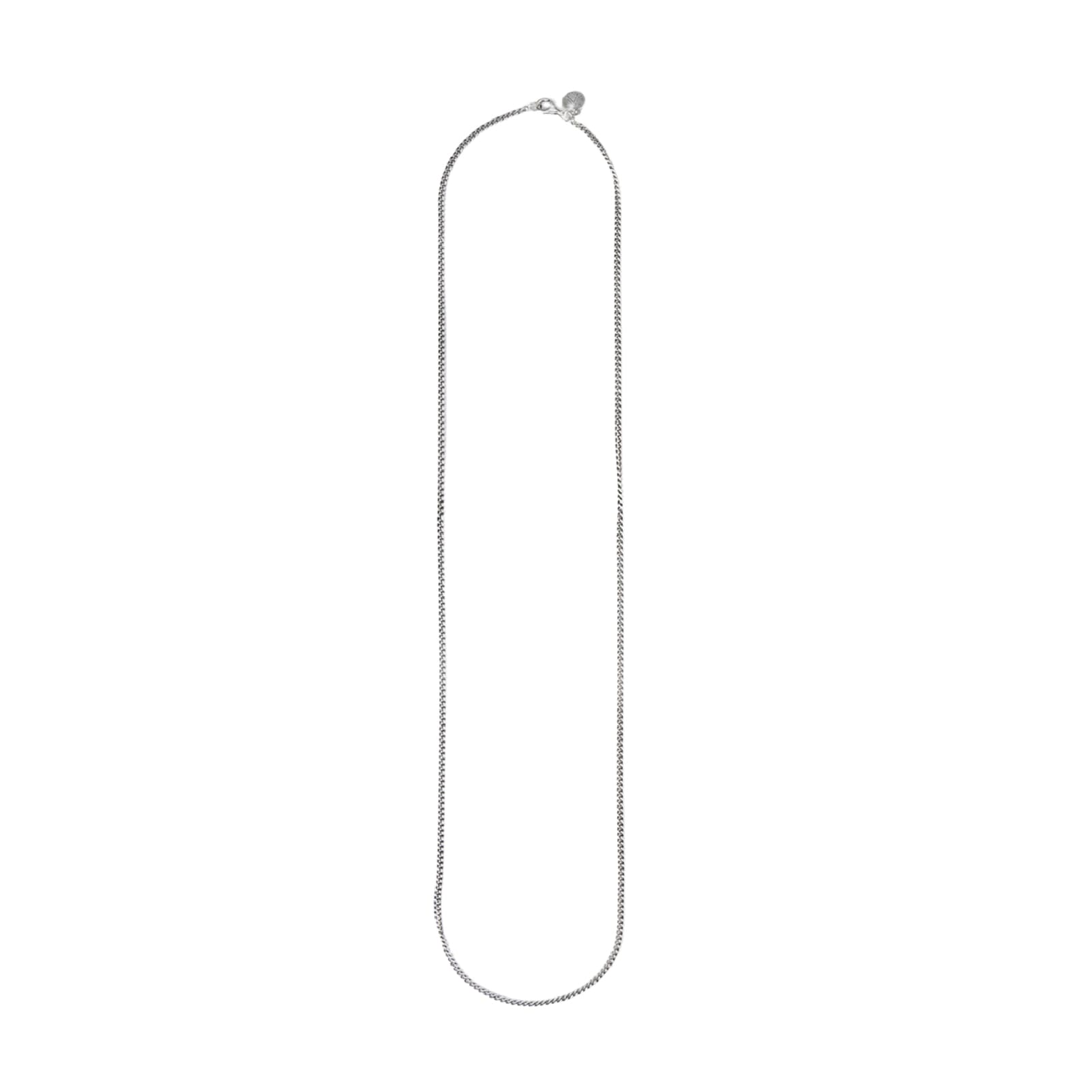 Collana girocollo NOVE25 filo 060 in argento brunito lucido MISURA UNICA