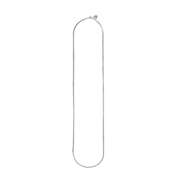 Collana girocollo NOVE25 filo 060 in argento brunito lucido MISURA UNICA