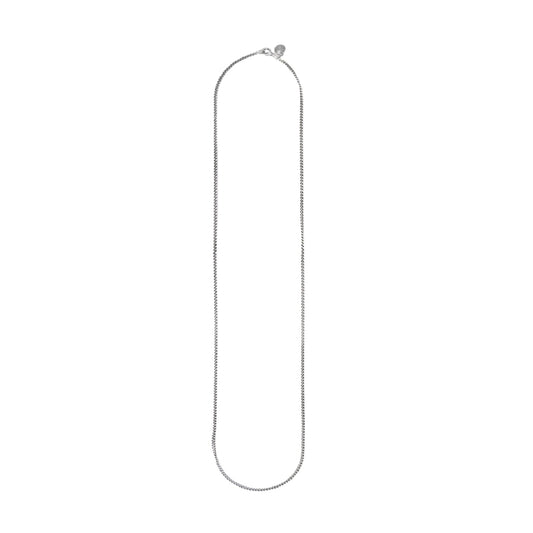 Collana girocollo NOVE25 filo 060 in argento brunito lucido MISURA UNICA