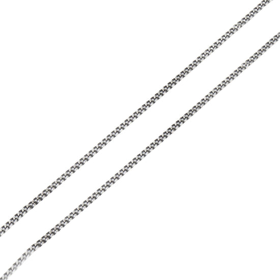 Collana girocollo NOVE25 filo 060 in argento brunito lucido MISURA UNICA