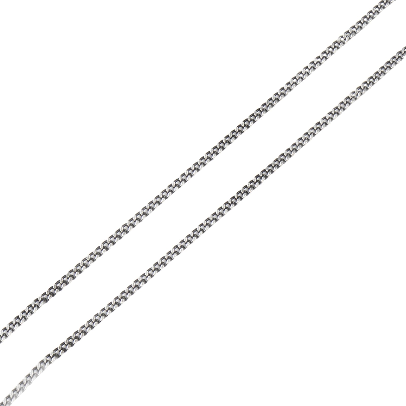 Collana girocollo NOVE25 filo 060 in argento brunito lucido MISURA UNICA