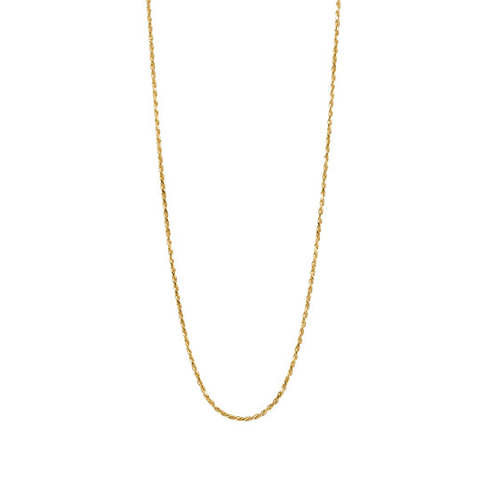 Collana Nove25 corda diamantata 025 in argento placcata oro MISURA UNICA