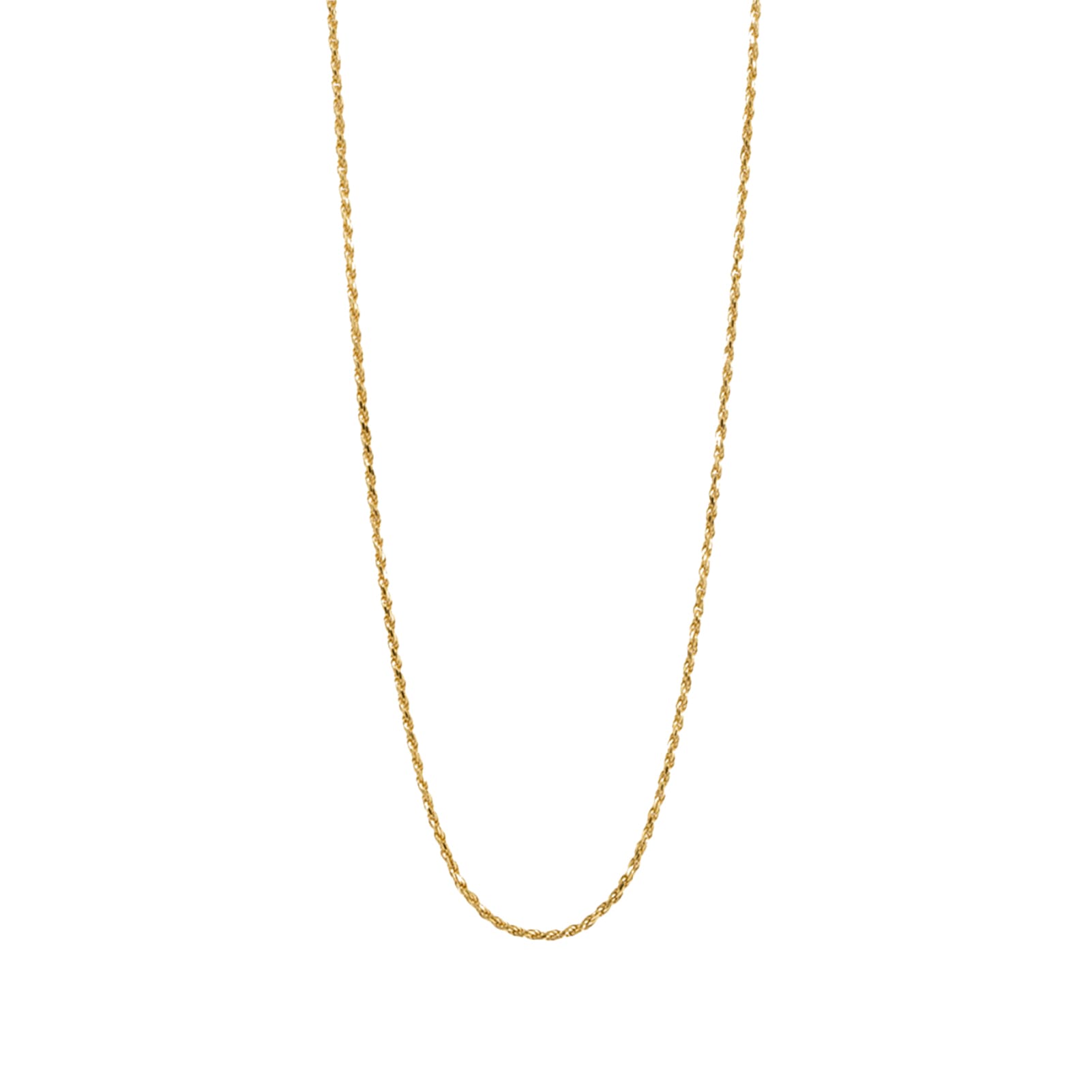 Collana Nove25 corda diamantata 025 in argento placcata oro MISURA UNICA