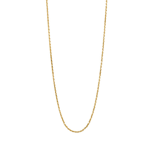 Collana Nove25 corda diamantata 025 in argento placcata oro MISURA UNICA