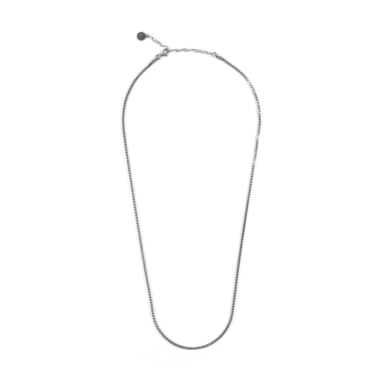 Collana girocollo Nove25 in argento 925 brunito unisex MISURA UNICA