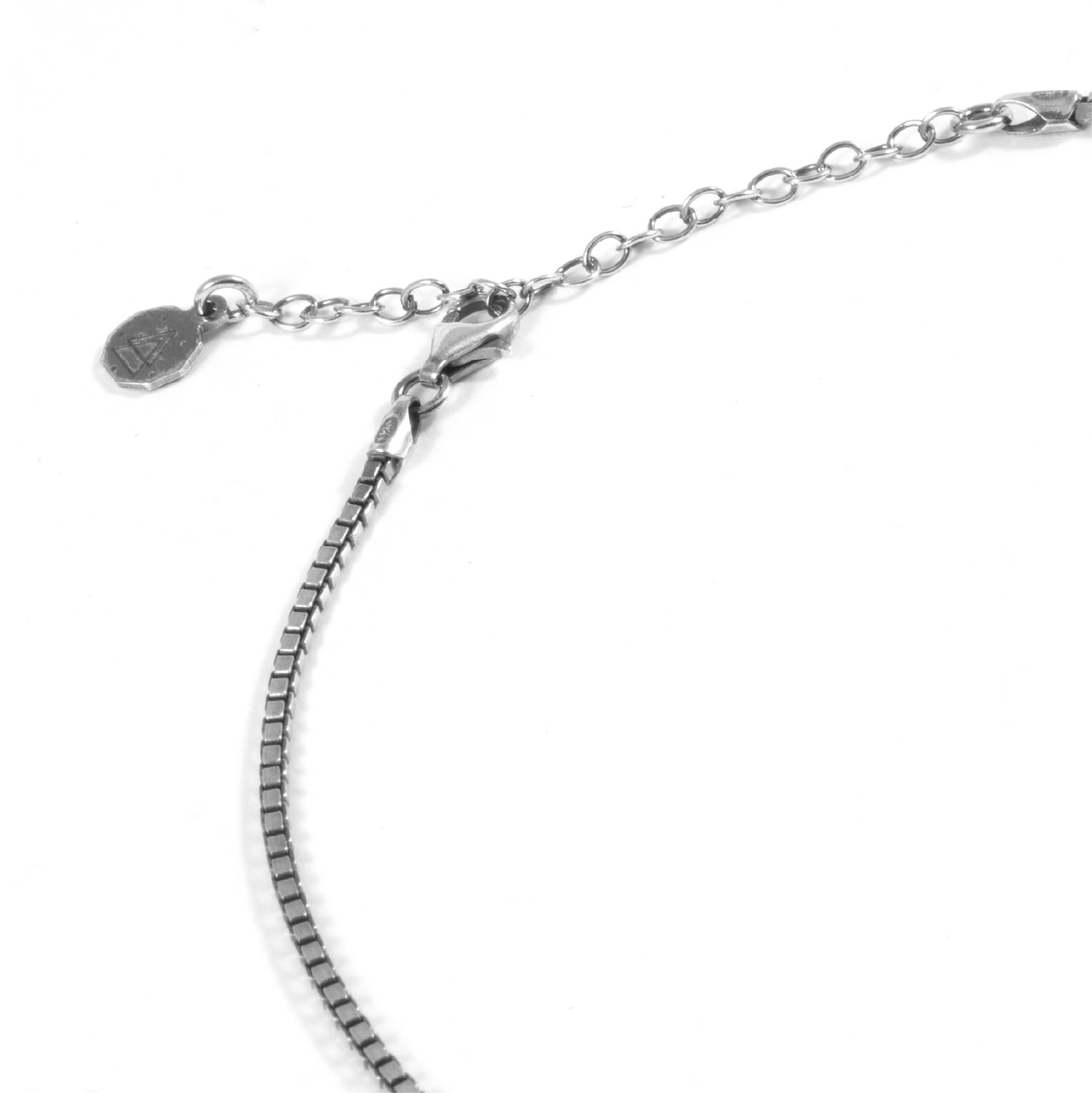 Collana girocollo Nove25 in argento 925 brunito unisex MISURA UNICA