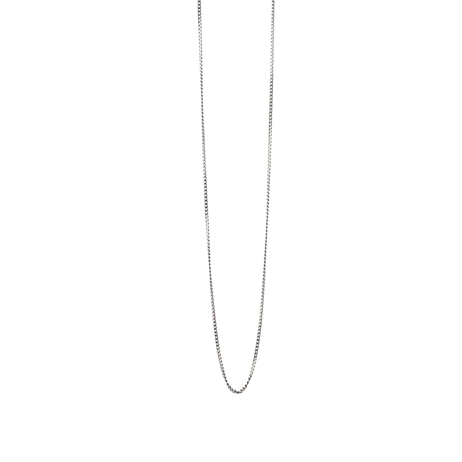 Collana Nove25 catena grumetta 045 in argento brunito 60 cm MISURA UNICA