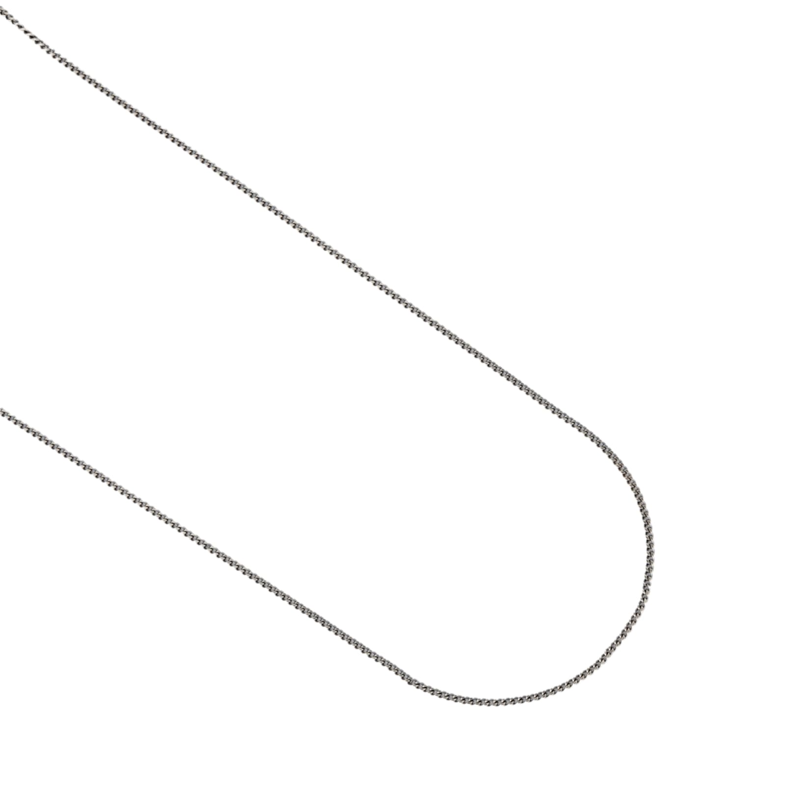 Collana Nove25 catena grumetta 045 in argento brunito 60 cm MISURA UNICA