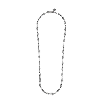 Collana NOVE25 in argento con catena a maglie ovali MISURA UNICA