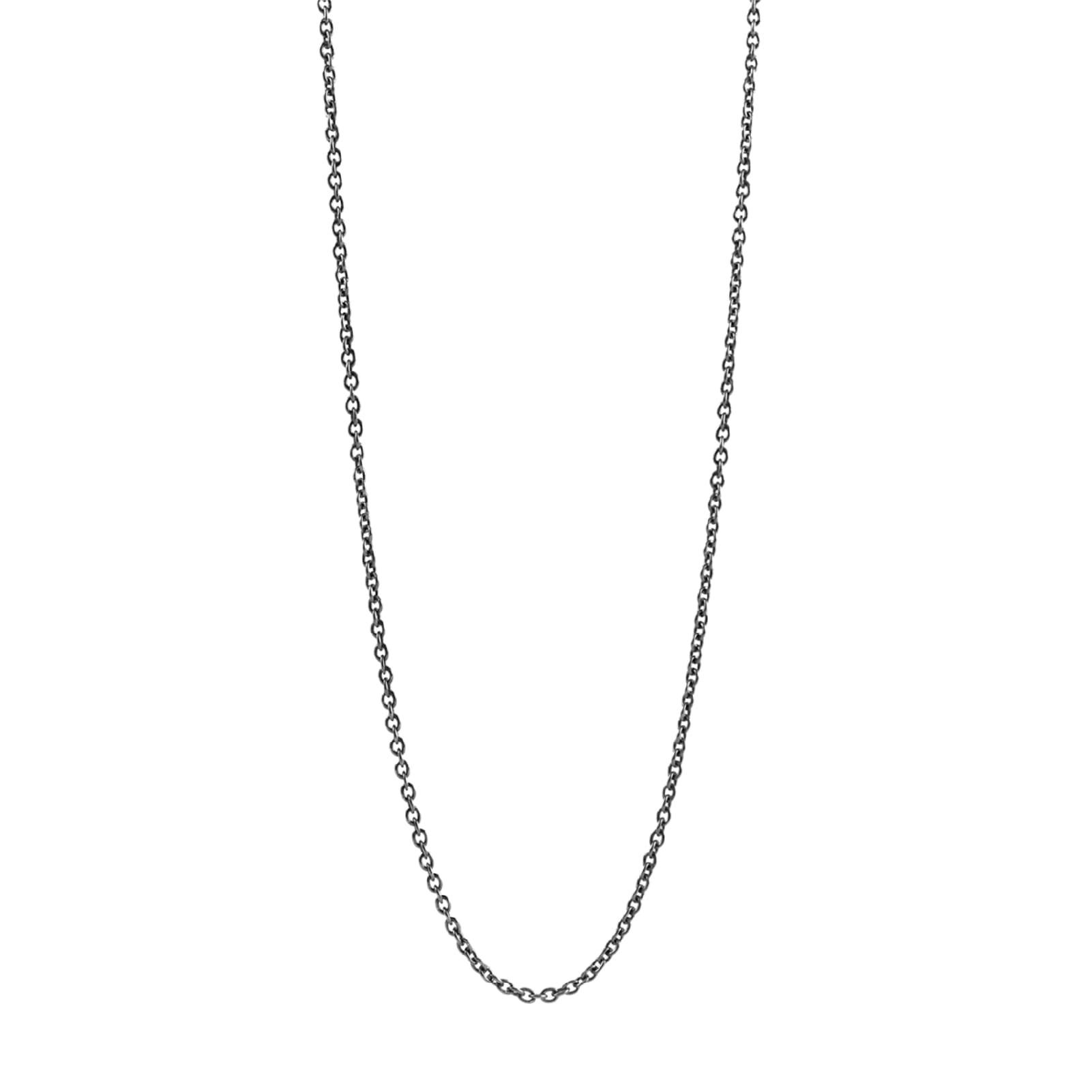 Collana Nove25 in argento brunito catena forzatina 040 MISURA UNICA