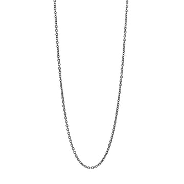 Collana Nove25 in argento brunito catena forzatina 040 MISURA UNICA
