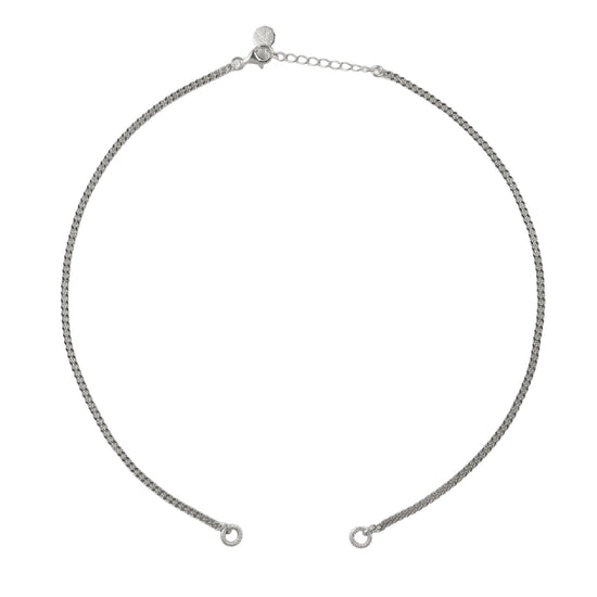 Collana catena Nove25 Connection in argento grumetta aperta MISURA UNICA