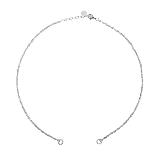 Collana catena Nove25 Connection in argento forzatina aperta MISURA UNICA