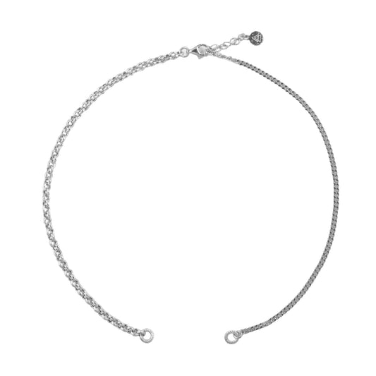 Collana catena Nove25 Connection in argento grumetta berger MISURA UNICA