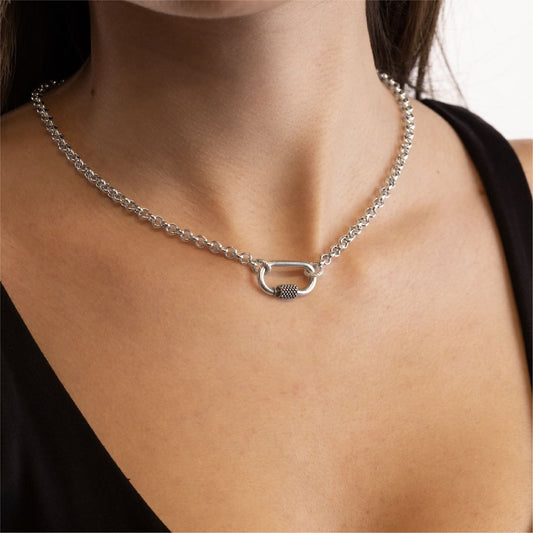 Chiusura Nove25 Connection Mini bronzo argentato moschettone MISURA UNICA