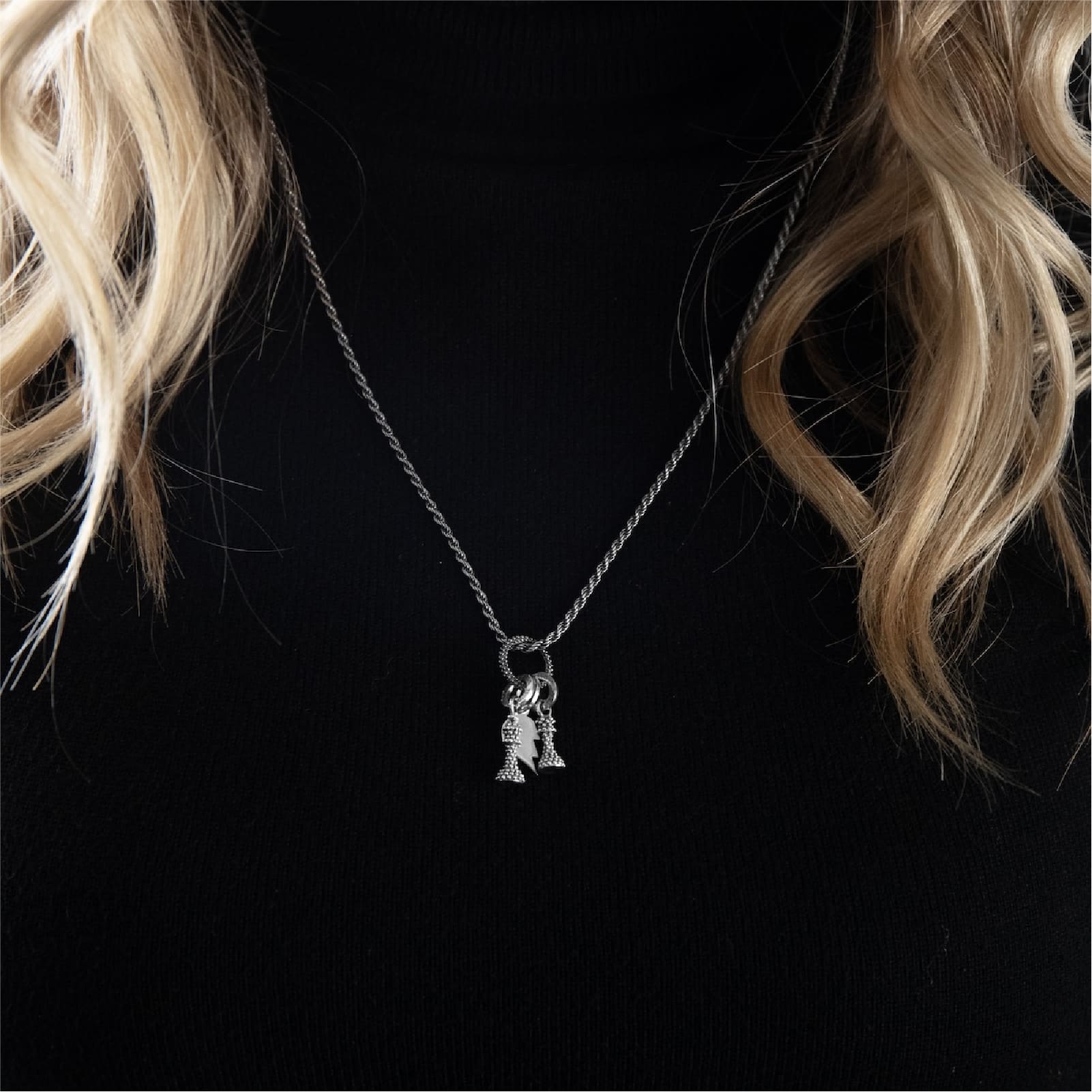 Charm pendente Nove25 Puntinati Mini in argento regina MISURA UNICA