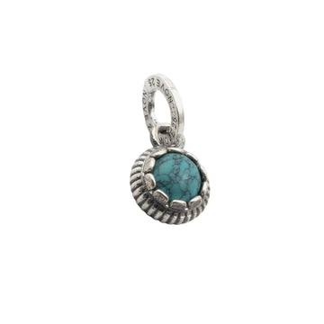 Charm pendente Nove25 Native Mini in argento pietra turchese MISURA UNICA