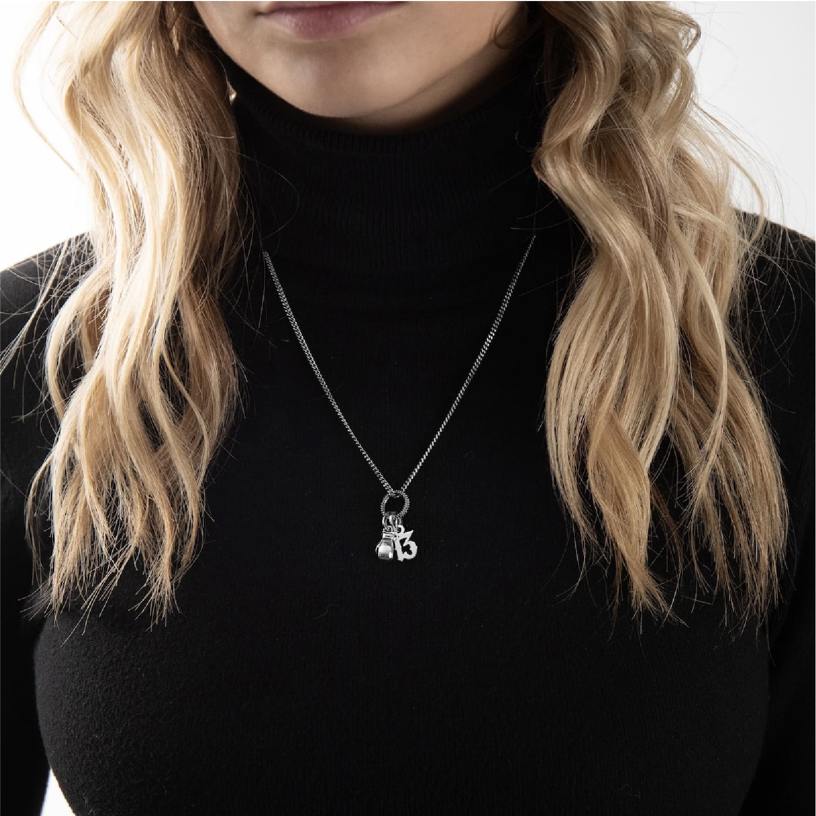 Charm pendente Nove25 Miniature Mini in argento guanto box MISURA UNICA
