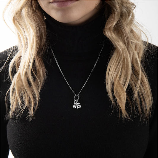Charm pendente Nove25 Miniature Mini in argento guanto box MISURA UNICA