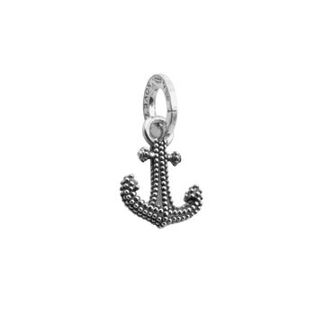 Charm pendente Nove25 Puntinati Mini in argento ancora MISURA UNICA