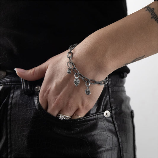 Charm pendente Nove25 Puntinati Mini in argento coccinella MISURA UNICA