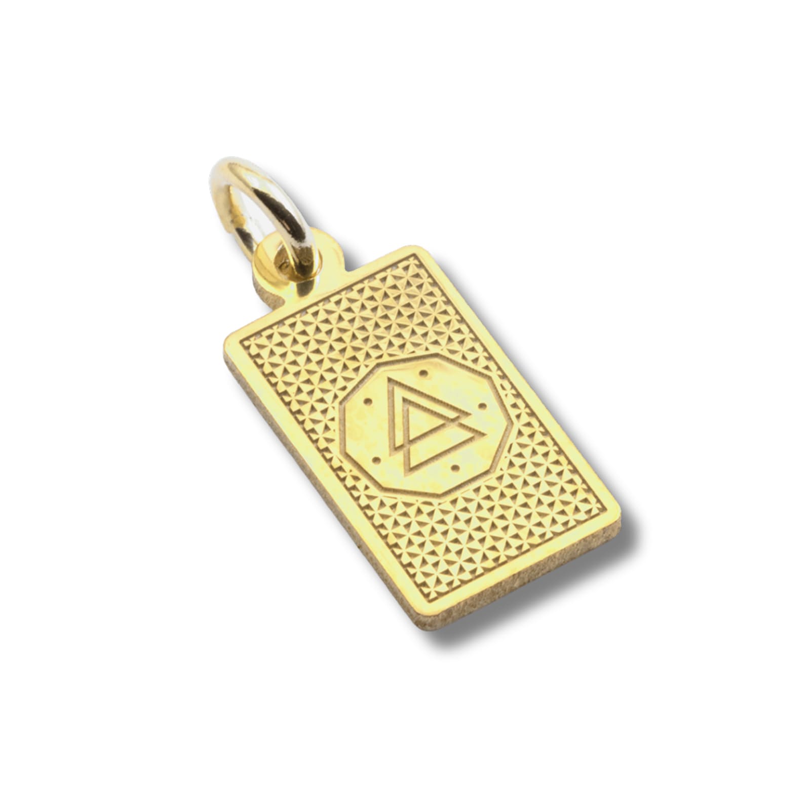 Ciondolo Nove25 in argento dorato carta tarocchi La Fortuna MISURA UNICA