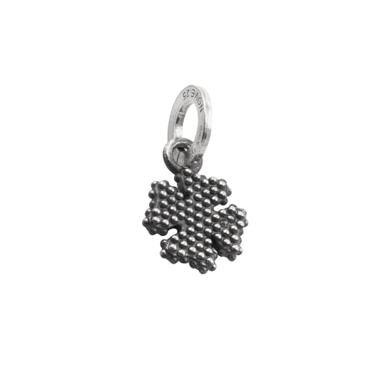 Charm pendente Nove25 Puntinati Mini in argento quadrifoglio MISURA UNICA