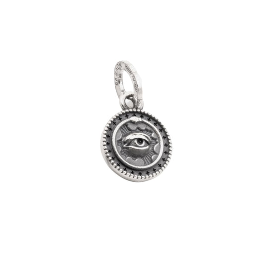 Charm pendente Nove25 Tarot Mini in argento l'eremita MISURA UNICA