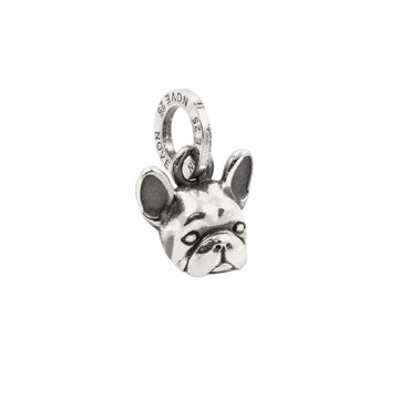 Charm pendente Nove25 Dog Fever Mini in argento bulldog MISURA UNICA