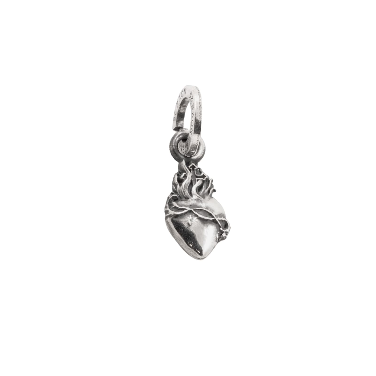 Charm pendente Nove25 Traditional Mini argento cuore sacro MISURA UNICA