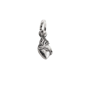 Charm pendente Nove25 Traditional Mini argento cuore sacro MISURA UNICA