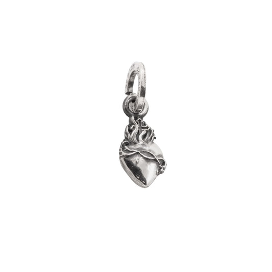 Charm pendente Nove25 Traditional Mini argento cuore sacro MISURA UNICA