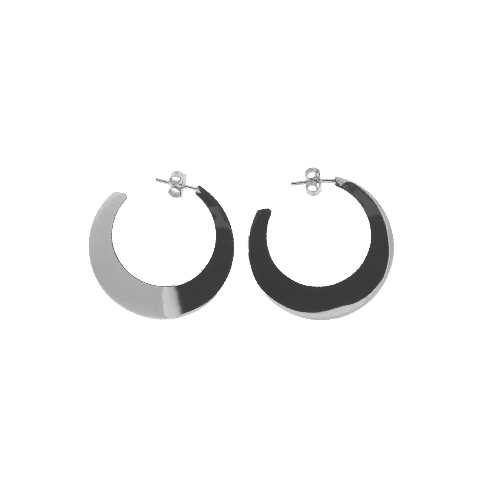 Orecchini cerchio donna Fraboso Gioielli in argento lucido OR10703RHFO-1