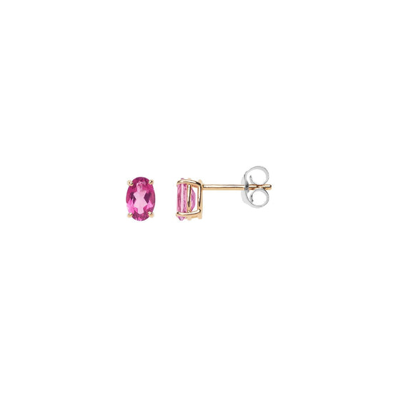 Orecchini punto luce Comete Fantasia Di Topazio Rosa donna oro rosa e topazi 1ct ORB1094-1
