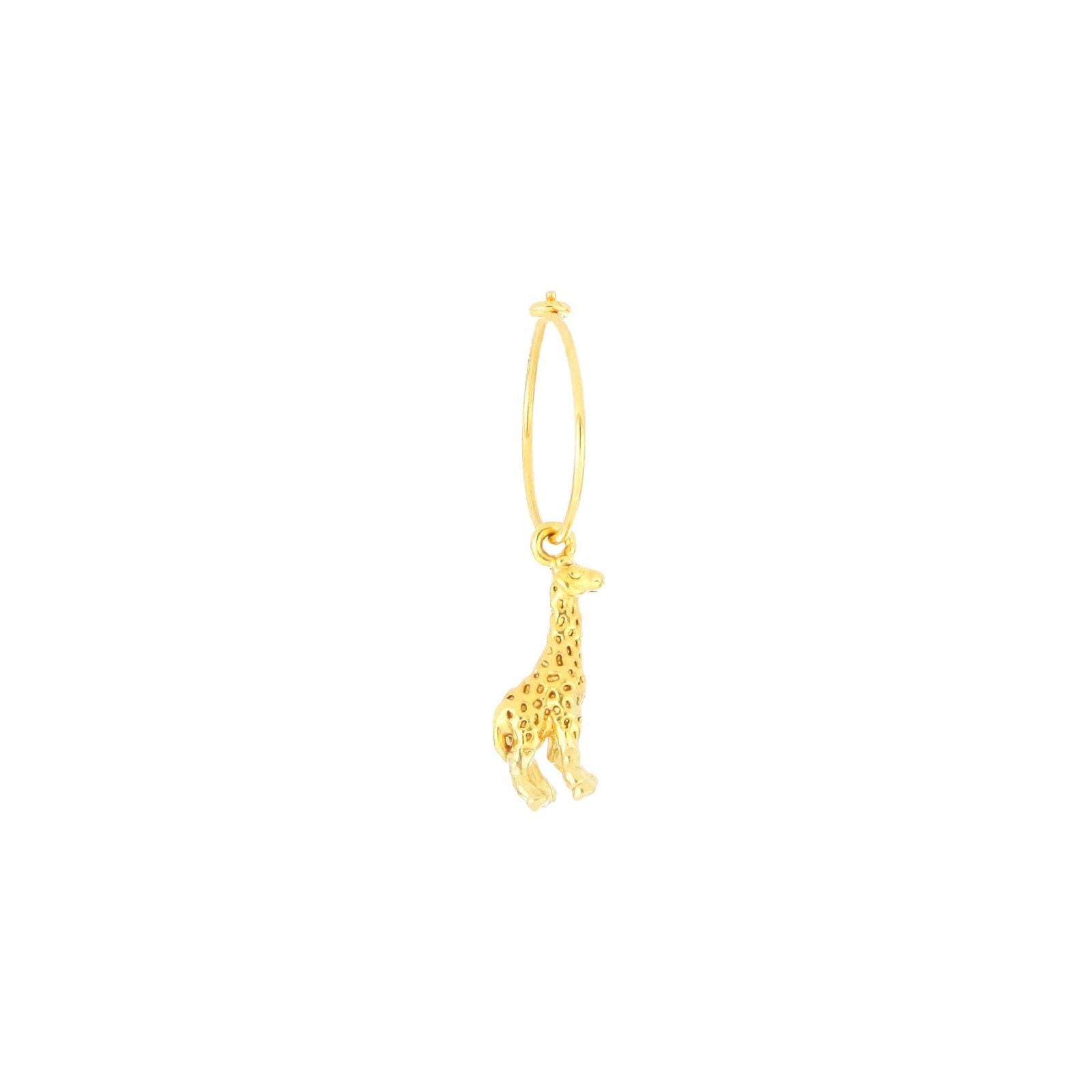 Mono orecchino Maman et Sophie Mia Africa in argento oro con giraffa ORMAF00GI-1