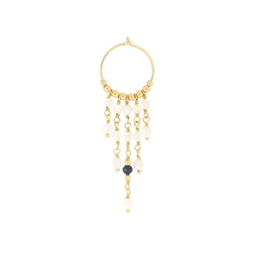 Mono orecchino Maman et Sophie Mia Africa in argento oro spinello madreperla ORMAF0BPN-1
